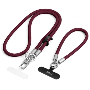 TECH-PROTECT C10S ROPE CROSSBODY & WRIST BURGUNDYTITANIUM