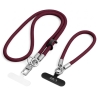 TECH-PROTECT C10S ROPE CROSSBODY & WRIST BURGUNDYTITANIUM
