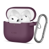 TECH-PROTECT SILICONE HOOK APPLE AIRPODS 4  5 BURGUNDY
