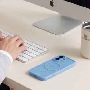 TECH-PROTECT MAGPEAK MAGSAFE CC IPHONE 17 MATTE MIST BLUE