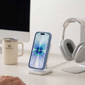TECH-PROTECT MAGPEAK MAGSAFE CC IPHONE 17 MATTE MIST BLUE