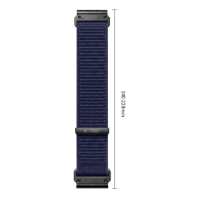 TECH-PROTECT NYLONLOOP GARMIN FENIX 5X  5X PLUS  6X  6X PRO  7X  8  8 PRO  9  9 PRO (51 MM) NAVY BLUE