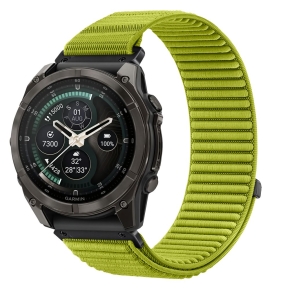 TECH-PROTECT NYLONLOOP GARMIN FENIX 5X  5X PLUS  6X  6X PRO  7X  8  8 PRO  9  9 PRO (51 MM) ELECTRIC LIME