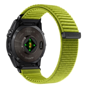 TECH-PROTECT NYLONLOOP GARMIN FENIX 5X  5X PLUS  6X  6X PRO  7X  8  8 PRO  9  9 PRO (51 MM) ELECTRIC LIME