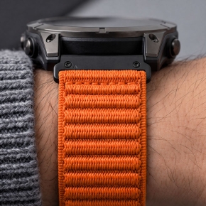 TECH-PROTECT NYLONLOOP GARMIN FENIX 5X  5X PLUS  6X  6X PRO  7X  8  8 PRO  9  9 PRO (51 MM) SIGNAL ORANGE