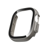 TECH-PROTECT DEFENSE 2-PACK APPLE WATCH ULTRA 1  2  3  4 (49 MM) TITANIUM & CLEAR