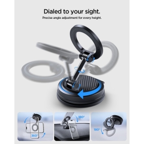 SPIGEN STK100 VACUUMLOCK MAGNETIC MAGSAFE DASHBOARD CAR MOUNT BLACK