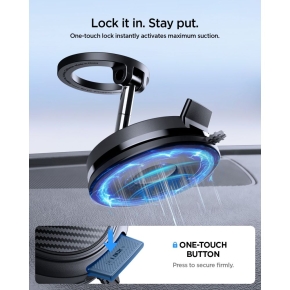 SPIGEN STK100 VACUUMLOCK MAGNETIC MAGSAFE DASHBOARD CAR MOUNT BLACK