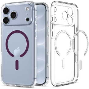 SPIGEN ULTRA HYBRID MAGSAFE IPHONE 17 PRO MAX  18 PRO MAX CLEARBURGUNDY