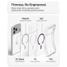 SPIGEN ULTRA HYBRID MAGSAFE IPHONE 17 PRO MAX  18 PRO MAX CLEARBURGUNDY
