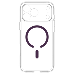 SPIGEN ULTRA HYBRID MAGSAFE IPHONE 17 PRO  18 PRO CLEARBURGUNDY