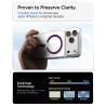 SPIGEN ULTRA HYBRID MAGSAFE IPHONE 17 PRO  18 PRO CLEARBURGUNDY
