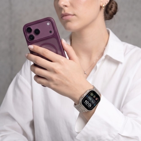 TECH-PROTECT STAINLESS APPLE WATCH 8  9  10  11  12  SE  ULTRA (44  45  46  49 MM) STARLIGHT