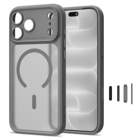 TECH-PROTECT MAGPEAK MAGSAFE CC IPHONE 17 PRO  18 PRO MATTE TITANIUM