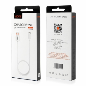 Cable VIDVIE CB412-2 USB/iPhone 2m white