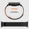 TECH-PROTECT NYLON ELITE APPLE WATCH 8  9  10  11  12  SE  ULTRA (44  45  46  49 MM) BLACKORANGE