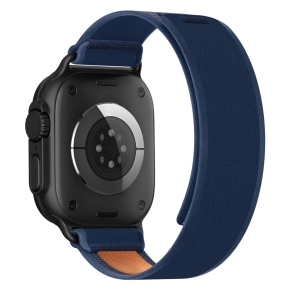 TECH-PROTECT NYLON ELITE APPLE WATCH 8  9  10  11  12  SE  ULTRA (44  45  46  49 MM) NAVYORANGE