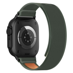 TECH-PROTECT NYLON ELITE APPLE WATCH 8  9  10  11  12  SE  ULTRA (44  45  46  49 MM) GREENORANGE