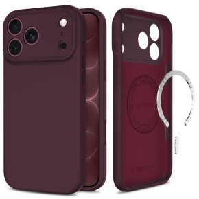 TECH-PROTECT SILICONE MAGSAFE IPHONE 17 PRO  18 PRO BURGUNDY