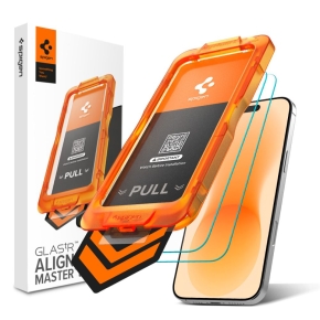 SZKŁO ANTYREFLEKSYJNE SPIGEN ALM S GLAS.TR SLIM ANTI REFLECTION 2-PACK IPHONE 17 PRO  18 PRO CLEAR