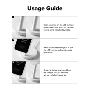 RINGKE 3IN1 MAGNETIC MAGSAFE WIRELESS CHARGER 25W QI2.2 WHITE
