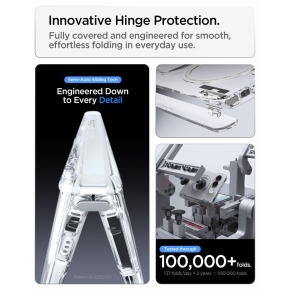 SPIGEN ULTRA HYBRID PRO "S" MAG MAGSAFE IPHONE DUO CRYSTAL CLEARWHITE