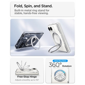 SPIGEN ULTRA HYBRID PRO "S" MAG MAGSAFE IPHONE DUO CRYSTAL CLEARWHITE