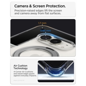 SPIGEN ULTRA HYBRID PRO "S" MAG MAGSAFE IPHONE DUO CRYSTAL CLEARWHITE