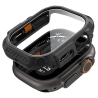 SPIGEN LOCK FIT & TEMPERED GLASS APPLE WATCH ULTRA 1  2  3  4 (49 MM) MATTE BLACK