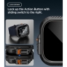 SPIGEN LOCK FIT & TEMPERED GLASS APPLE WATCH ULTRA 1  2  3  4 (49 MM) MATTE BLACK