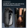 SPIGEN LOCK FIT & TEMPERED GLASS APPLE WATCH ULTRA 1  2  3  4 (49 MM) MATTE BLACK
