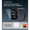 SPIGEN LOCK FIT & TEMPERED GLASS APPLE WATCH ULTRA 1  2  3  4 (49 MM) MATTE BLACK