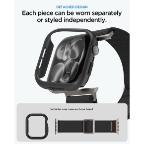 SPIGEN FIT LITE ULTRA + THIN FIT APPLE WATCH 10  11  12  (46 MM) BLACK