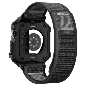 SPIGEN ATHLEX AIR + RUGGED ARMOR APPLE WATCH 10  11  12 (46 MM) ACTIVE BLACKGREY