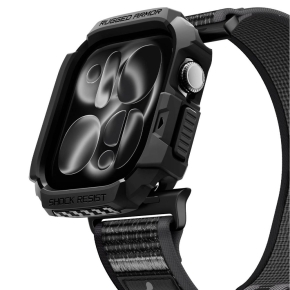 SPIGEN ATHLEX AIR + RUGGED ARMOR APPLE WATCH 10  11  12 (46 MM) ACTIVE BLACKGREY