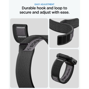 SPIGEN ATHLEX AIR + RUGGED ARMOR APPLE WATCH 10  11  12 (46 MM) ACTIVE BLACKGREY