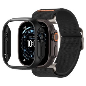 SPIGEN LITE FIT ULTRA & THIN FIT APPLE WATCH ULTRA 1  2  3  4 (49 MM) MATTE BLACK