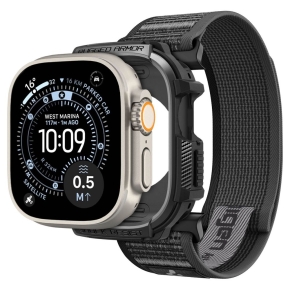 SPIGEN ATHLEX AIR & RUGGED ARMOR APPLE WATCH ULTRA 1  2  3  4 (49 MM) ACTIVE BLACKGREY