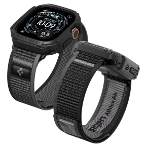 SPIGEN ATHLEX AIR + RUGGED ARMOR APPLE WATCH ULTRA 1  2  3  4 (49 MM) ACTIVE BLACKGREY