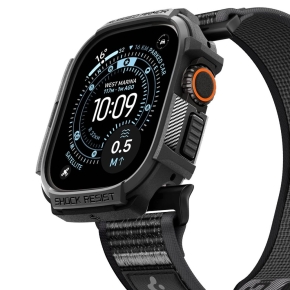 SPIGEN ATHLEX AIR + RUGGED ARMOR APPLE WATCH ULTRA 1  2  3  4 (49 MM) ACTIVE BLACKGREY