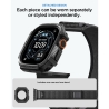 SPIGEN ATHLEX AIR & RUGGED ARMOR APPLE WATCH ULTRA 1  2  3  4 (49 MM) ACTIVE BLACKGREY