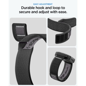 SPIGEN ATHLEX AIR + RUGGED ARMOR APPLE WATCH ULTRA 1  2  3  4 (49 MM) ACTIVE BLACKGREY