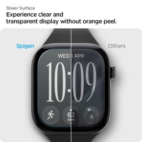 FOLIA HYDROŻELOWA SPIGEN ELITE SHIELD ”EZ FIT” 2-PACK APPLE WATCH 12 (42 MM) CLEAR