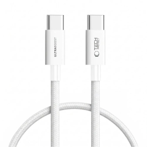 TECH-PROTECT ULTRABOOST LITE USB-C CABLE PD 60W  3A 50CM WHITE