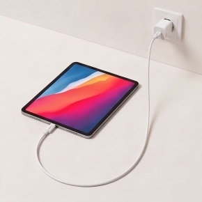 TECH-PROTECT ULTRABOOST LITE USB-C CABLE PD 60W  3A 50CM WHITE