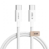 TECH-PROTECT ULTRABOOST LITE USB-C CABLE PD 60W  3A 150CM WHITE