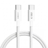 TECH-PROTECT ULTRABOOST LITE USB-C CABLE PD 60W  3A 150CM WHITE