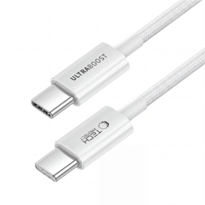 TECH-PROTECT ULTRABOOST LITE USB-C CABLE PD 60W  3A 300CM WHITE
