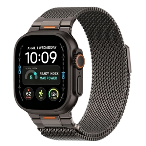 TECH-PROTECT MILANO VANGUARD APPLE WATCH 8  9  10  11  12  SE  ULTRA (44  45  46  49 MM) GUNMETAL