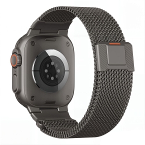 TECH-PROTECT MILANO VANGUARD APPLE WATCH 8  9  10  11  12  SE  ULTRA (44  45  46  49 MM) GUNMETAL